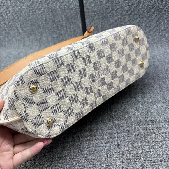 Louis Vuitton Girolata White Damier Azur Canvas Satchel Bag fbcco1325-102125 - Picture 14 of 16